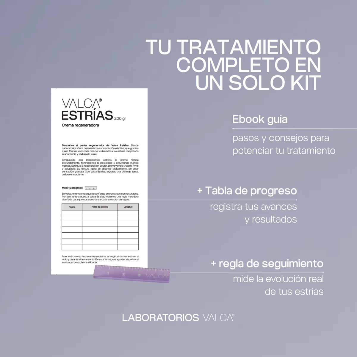 Valca Estrías BLACK FRIDAY ® | Tratamiento Anti-estrías + REGALO