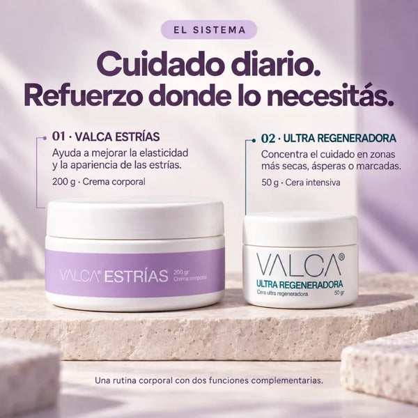 Combo Valca Estrías®+ Ultra regeneradora 50gr