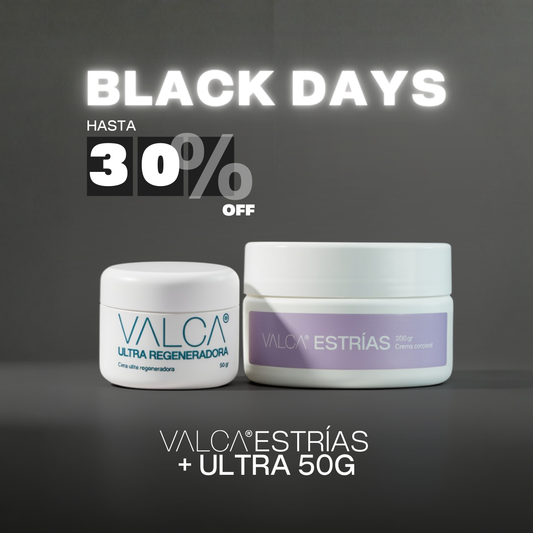 Combo Valca Estrías®+ Ultra regeneradora 50gr BLACK FRIDAY