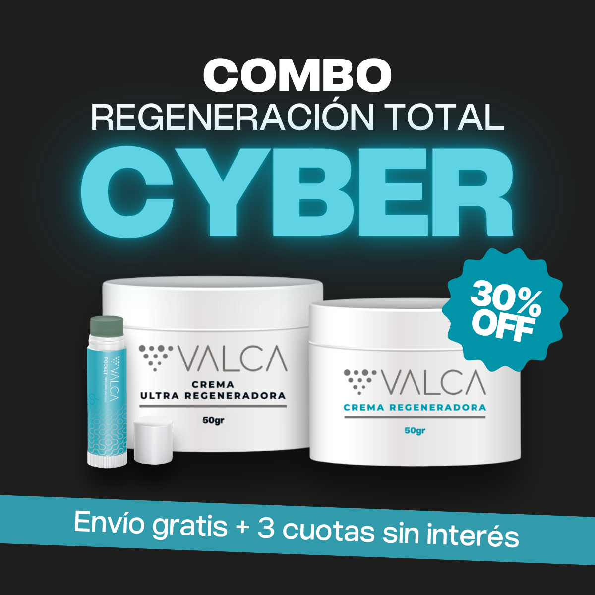 COMBO REGENERACION TOTAL CYBER VALCA