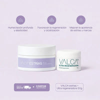 Combo Valca Estrías®+ Ultra regeneradora 50gr