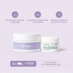 Combo Valca Estrías®+ Ultra regeneradora 50gr (LIVE)