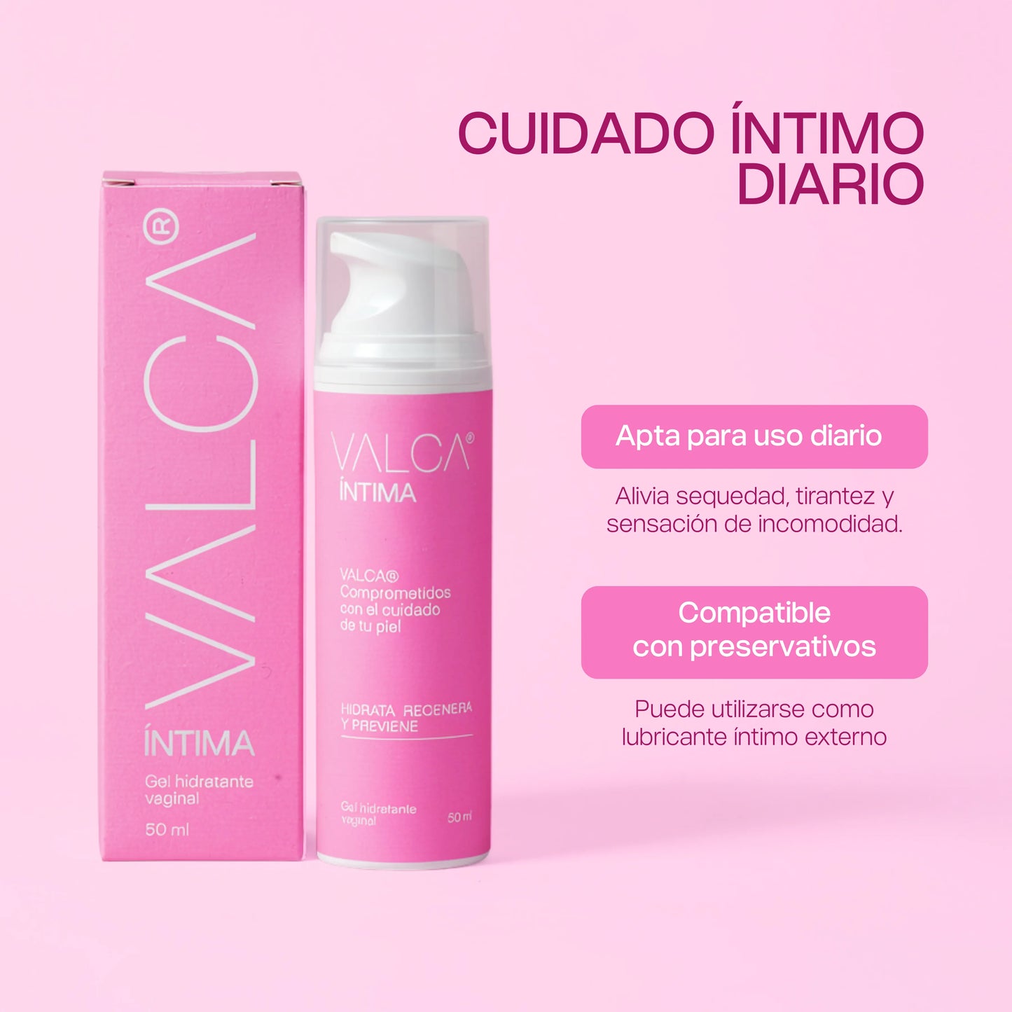 VALCA ÍNTIMA® | Confort Íntimo Prolongado