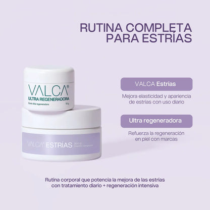Combo Valca Estrías®+ Ultra regeneradora 50gr HOT SALE