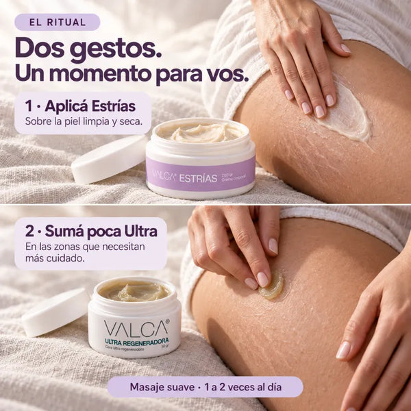 Combo Valca Estrías®+ Ultra regeneradora 50gr