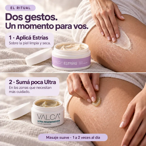 Combo Valca Estrías®+ Ultra regeneradora 50gr