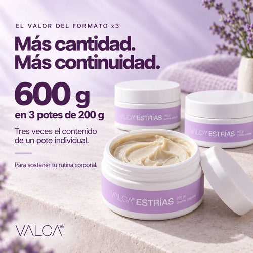 Combo Valca Estrías x 3 + Pocket 10ml - Beauty Week
