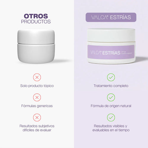 Combo Valca Estrías x 3 + Pocket de regalo