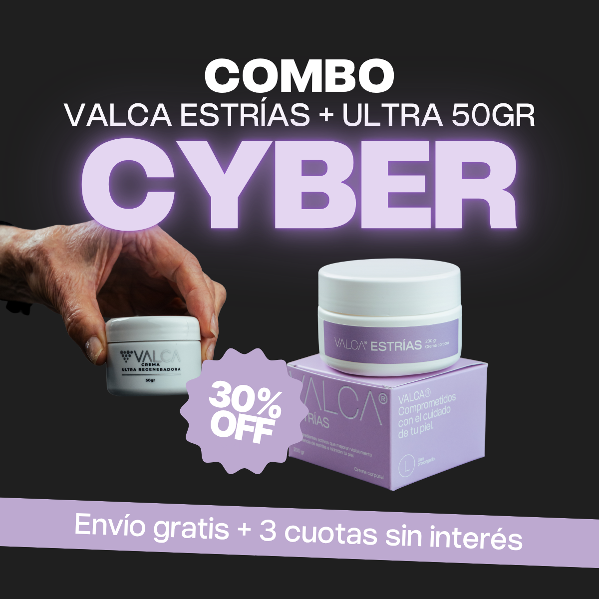 Combo Valca Estrías®+ Ultra regeneradora 50gr