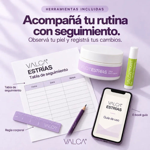 Combo Valca Estrías x 3 + Pocket 10ml - Beauty Week
