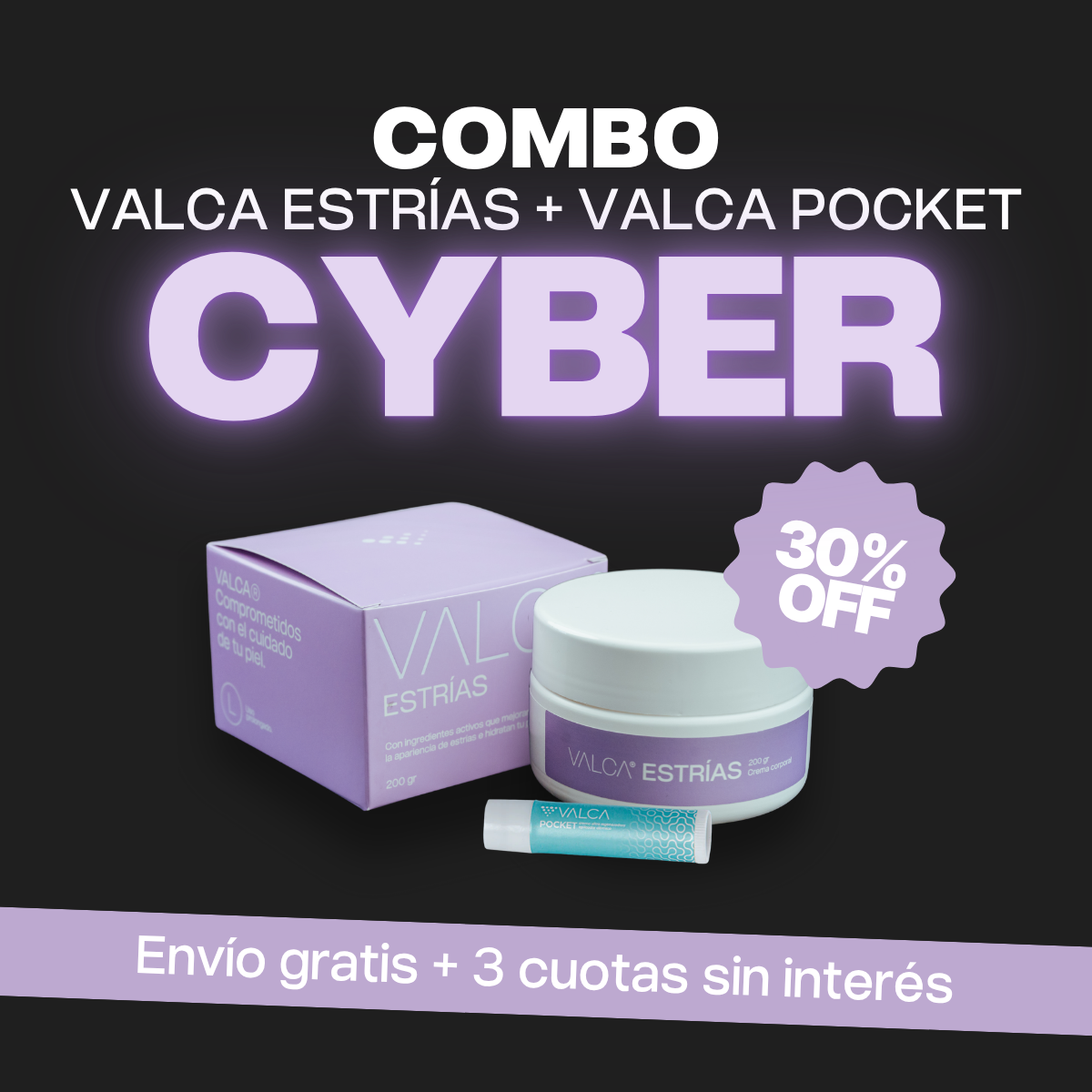 Combo Valca Estrías®+ Valca pocket