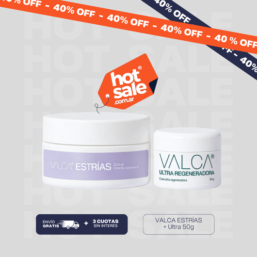 Combo Valca Estrías®+ Ultra regeneradora 50gr