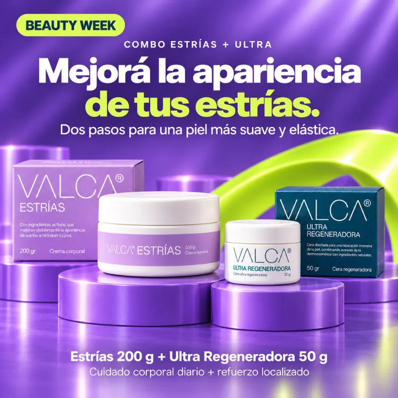 Combo Valca Estrías®+ Ultra regeneradora 50gr - Beauty Week